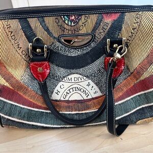 Elegant Black and Red Women's Tote Bag